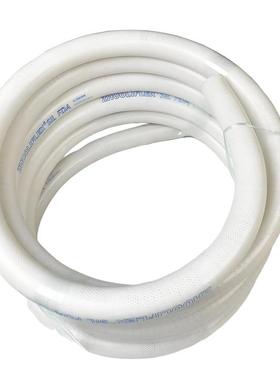 铂金硫化硅胶钢丝软管FDA耐高温高压卫生级快装制药食品级硅胶管