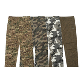 GRAF原创品牌 长裤 Camo 手工刺子破坏水洗M65迷彩豹纹Cargo工装