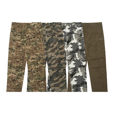 手工破坏长裤迷彩豹纹GRAF工装