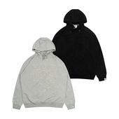 街头宽松毛圈帽衫 枝繁叶茂大树图案美式 手工破坏 GRAF原创品牌