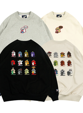 GRAF原创品牌BooGhost12只可爱鬼2.0街头宽松多色圆领卫衣