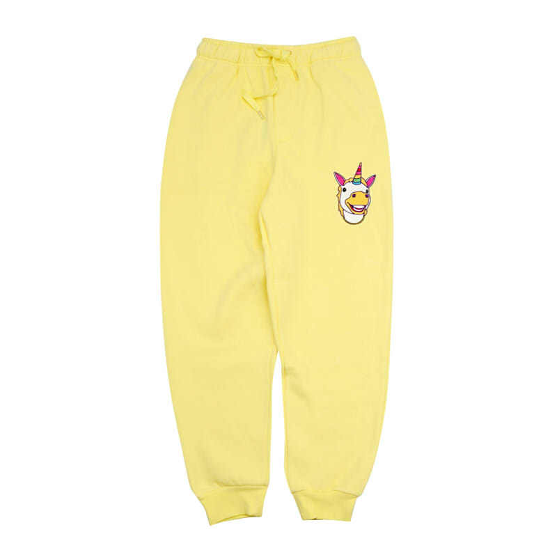 GRAF原创品牌金链全刺绣复古七彩开心的独角兽阳光黄绒休闲裤在类目 男装, 休闲裤中 - 来自Buy2taobao.com提供专业的淘宝代购服务