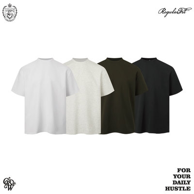 GRAF凉感廓形打底重磅320g短袖