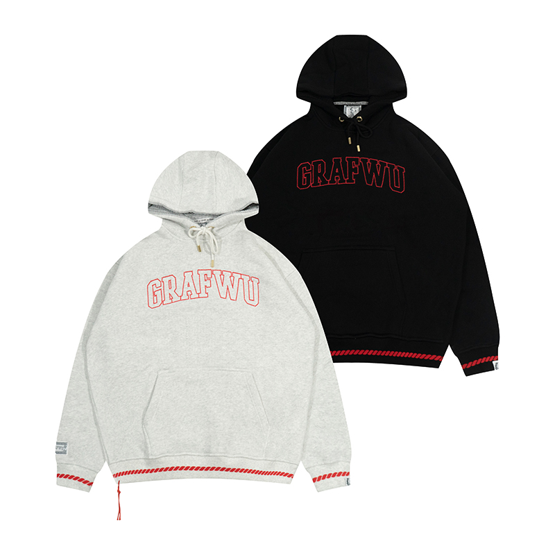 新年祝福GRAF&WU套头帽衫