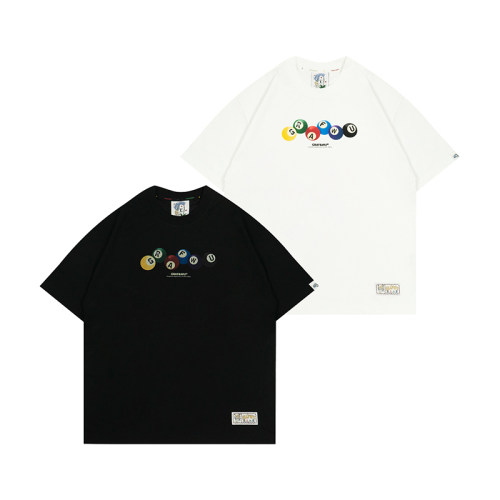 GRAF彩色元素台球刺绣街头短袖