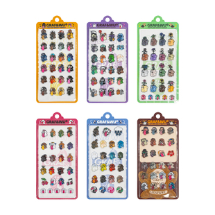 GRAF原创品牌【3D浮雕贴纸】植物名画万圣节可爱鬼手机电脑贴纸