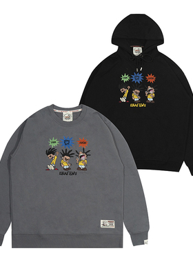 GRAF原创品牌【24Vol.1】你歌单不好听Playlist爆炸小孩帽衫卫衣