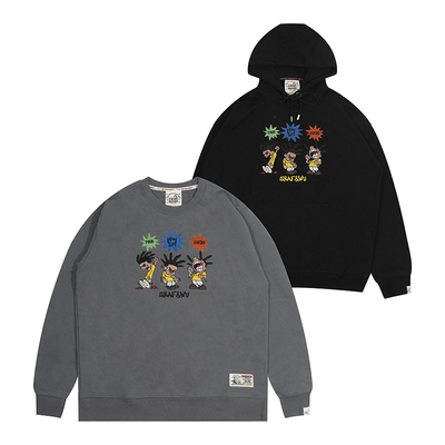 爆炸歌单GRAF小孩帽衫卫衣