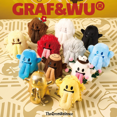 GRAF原创品牌【五行起源】12个元素金木水火土可爱鬼潮流玩偶包挂