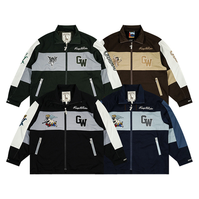 运动夹克GRAF&WU褶皱原创