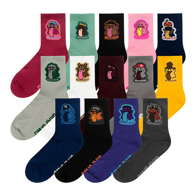 棉袜运动滑板棉袜GRAF&WU