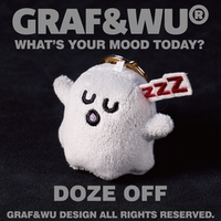 GRAF Original Brand [Mini Version] What's your mood today? Mood Cute Ghost plush toy keychain thumbnail 8
