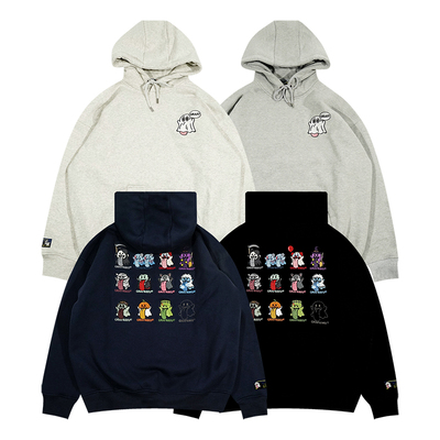 GRAF&WU惊悚电影加绒帽衫