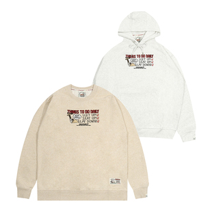 绒帽衫 ThingsToDo长颈鹿刺绣美式 卫衣 24Vol.1 GRAF原创品牌