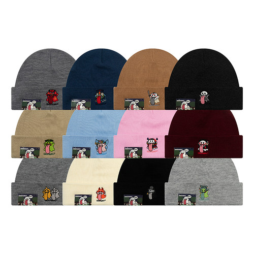 GRAF原创品牌【万圣惊魂】美杜莎仙子僵尸河童可爱鬼针织保暖线帽