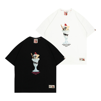 可爱短袖原创美式街头GRAF&WU