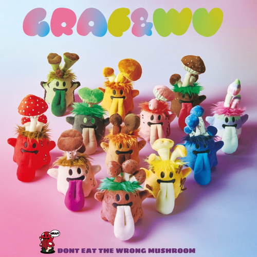 蘑菇可爱鬼玩偶潮流GRAF