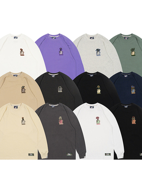 GRAF原创品牌【FlowerShop】BooGhost可爱鬼2.0花卉刺绣重磅长袖