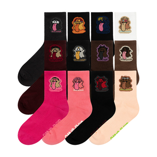 GRAF原创品牌 BooGhost可爱鬼2.0说唱歌手运动滑板棉袜 新学校