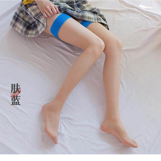 裸色长筒袜到大腿过膝丝袜超薄高筒硅胶防掉防脱丝包芯丝带脚跟拼