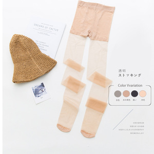 丝袜女夏季超薄防勾丝黑色打底袜批发防晒菠萝袜大码连裤袜黑丝