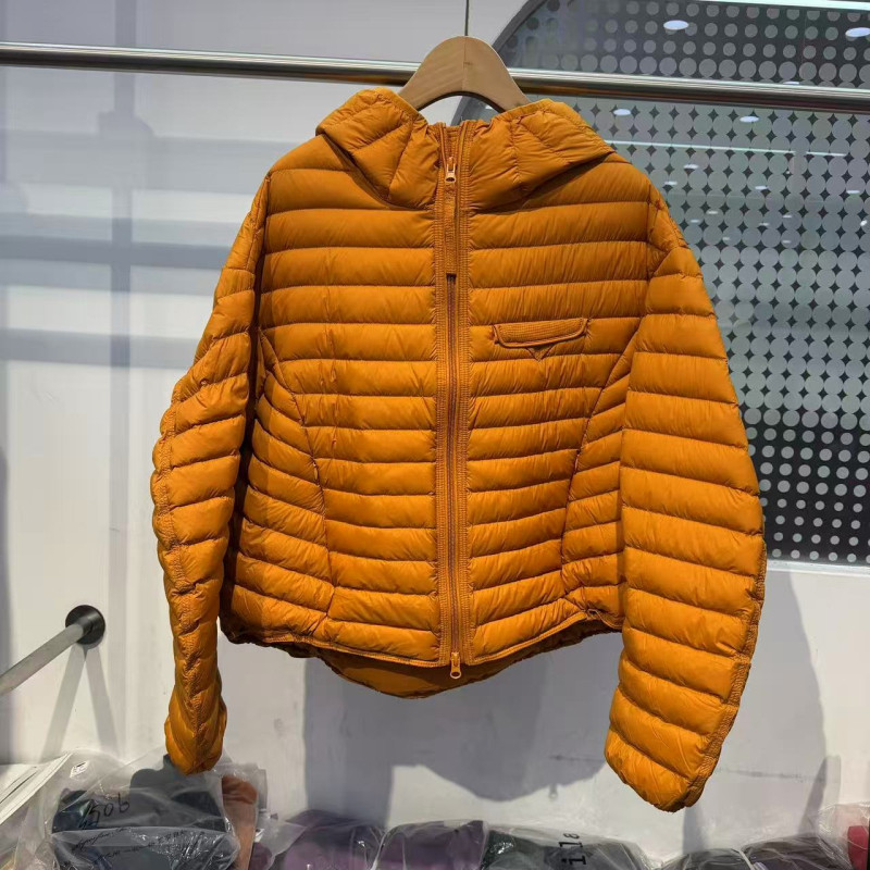 2026冬季新款羽绒服宽松连帽百搭休闲轻薄保暖排骨白鸭绒外套6806