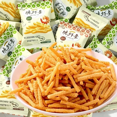 鲜虾味椒盐脆虾条商用独立装