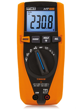 意大利 HT Instruments HT65 1500V 直流电压测量 TRMS数字万用表