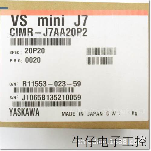 供应CIMR-J7AA20P2变频器三相200V 0.2KW 全新原装进口