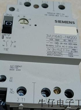 原装耐用电机保护断路器3VU-1340MH00大量现货直销