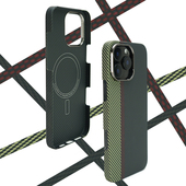 适用iPhone16ProMax凯夫拉15p手机壳13 14pro磁吸magsafe防摔芳纶纤维保护套