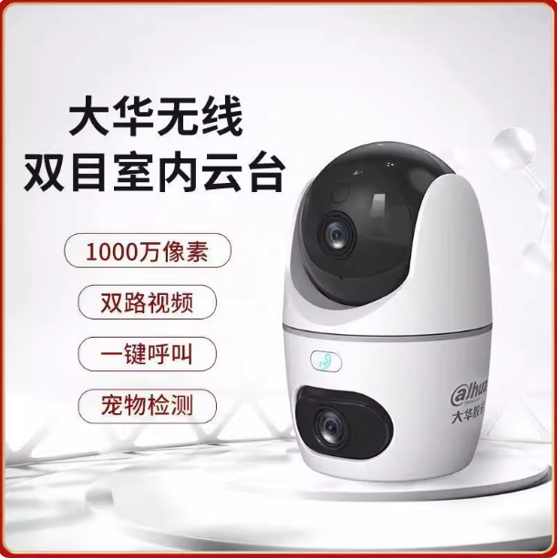 大华摄像头双目1000万像素家用
