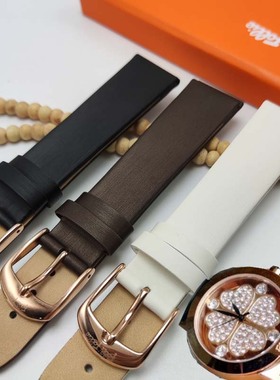 folli follie芙丽芙丽手表表带18mm拉丝Heart4针扣四叶草古铜镂空