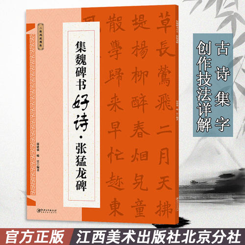 集魏碑书好诗张猛龙碑