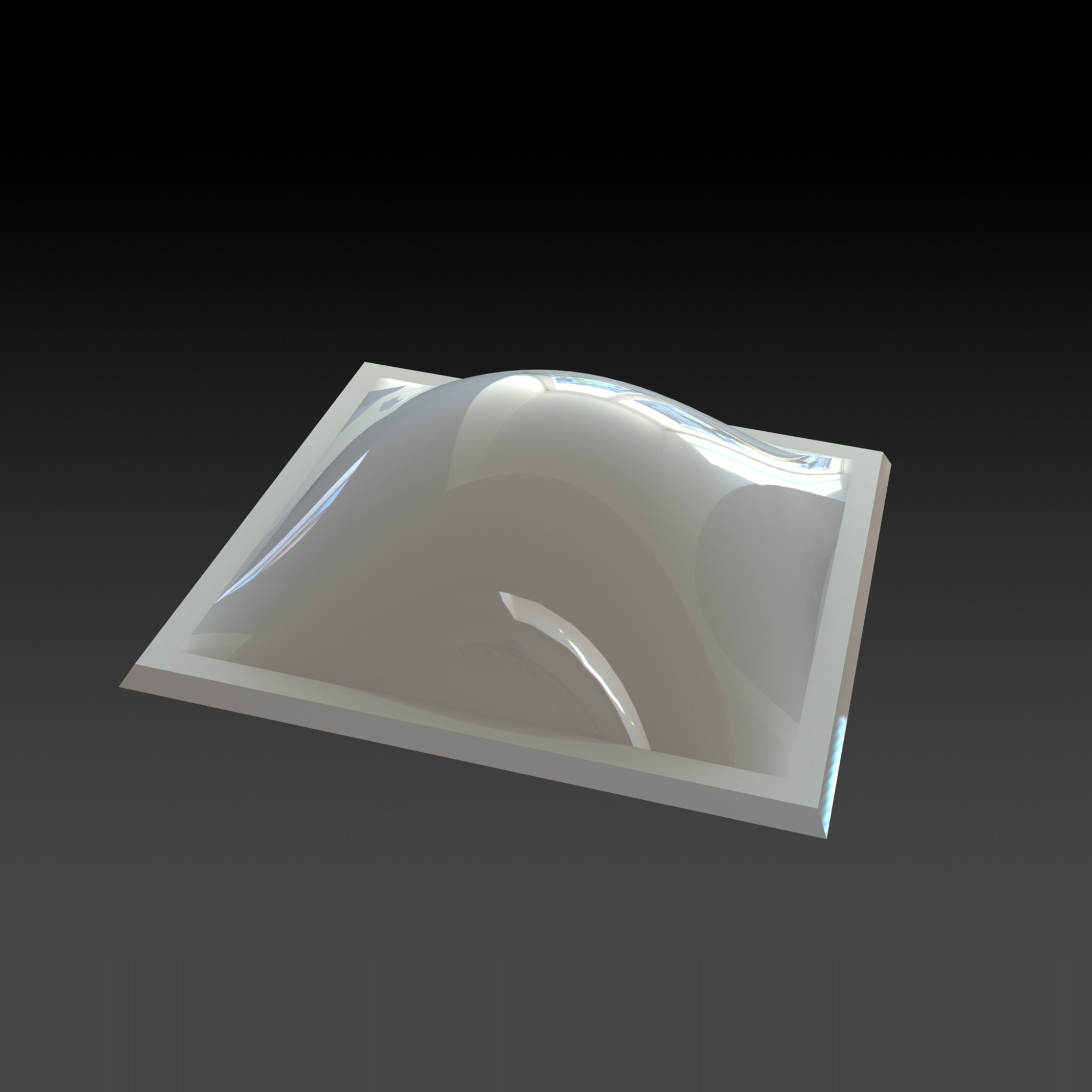 pc采光罩c型采光型泄爆窗有机玻璃双层采光罩锥体金字塔采光罩