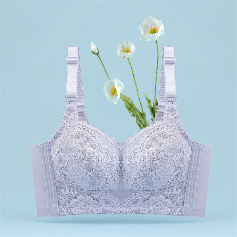 聚拢收副乳无钢圈调整型文胸