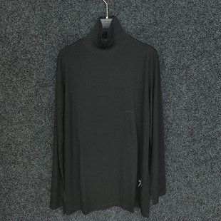 T恤打底衫 黑色高领长袖 休闲套头 25秋冬款 CALRAFNI卡尔拉费尼男士