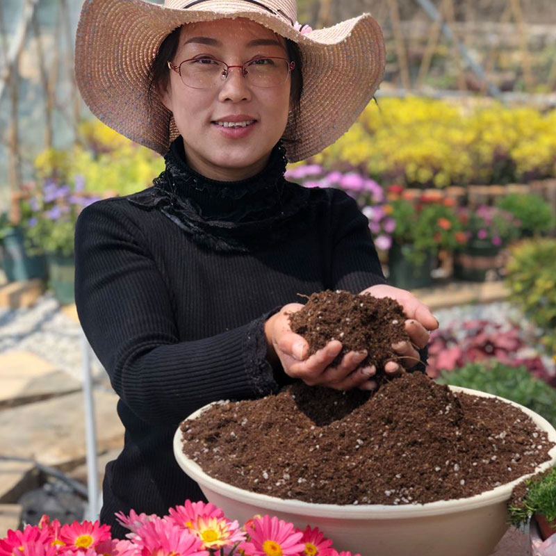 苗圃自用 进口泥炭土＋珍珠岩+奥绿混合配比成品有机手工营养土