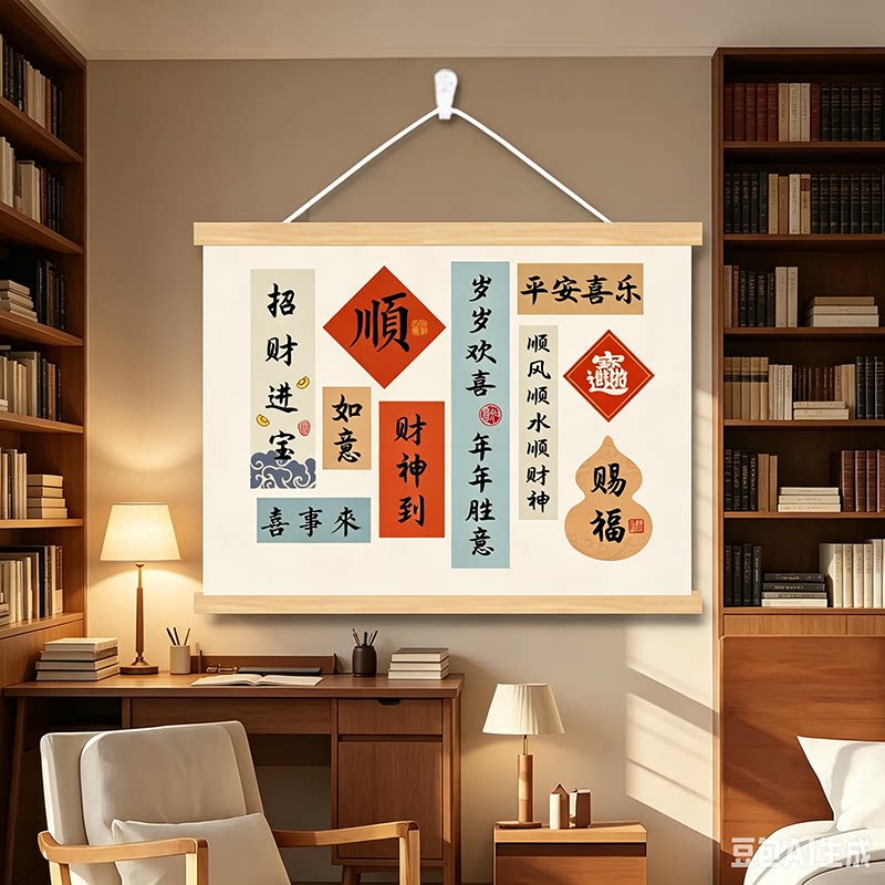电表箱遮挡装饰画玄关装饰画挂画图片