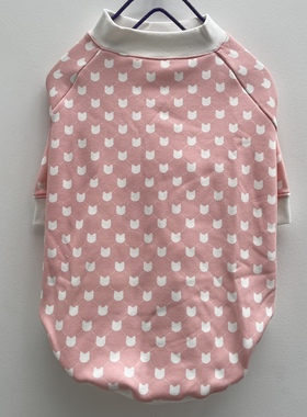 HippyPuppy猫猫头圆领卫衣宠物服装大型犬衣服秋冬保暖金毛