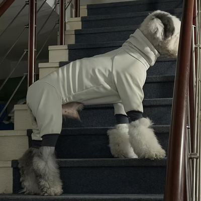 HippyPuppy三合一防水防风防尘户外四脚衣冲锋衣滑雪宠物秋冬狗狗