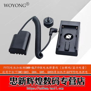 WOYONG GH5S GH5 GH4 BLF19E假电池 DMW-DCC12外接F970电池座