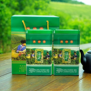 云南文山广南 春茶明前茶 底圩高山炒青特级绿茶罐装散茶400克