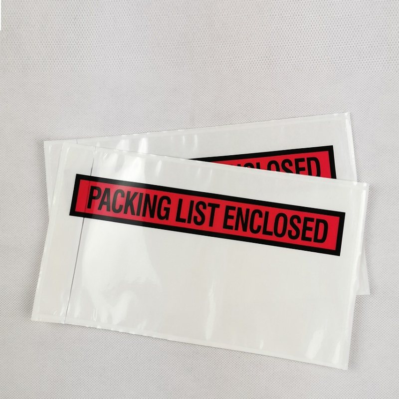 背胶袋 背粘袋 窗口袋 运单袋 货物清单袋 14.5*25.5cm