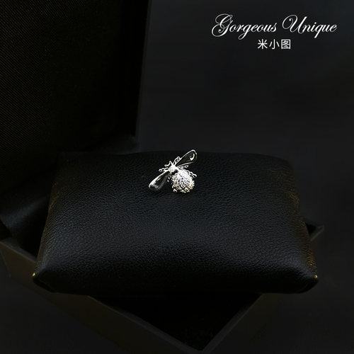 733  特别高档精致的小蜜蜂胸针扣 迷你小巧开衫扣针固定衣服别针