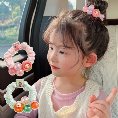 甜美儿童头绳流行发圈女童扎头发绳绳发饰小女孩可爱弹性好橡皮筋