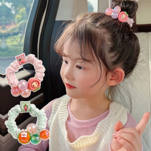 甜美儿童头绳流行发圈女童扎头发绳绳发饰小女孩可爱弹性好橡皮筋