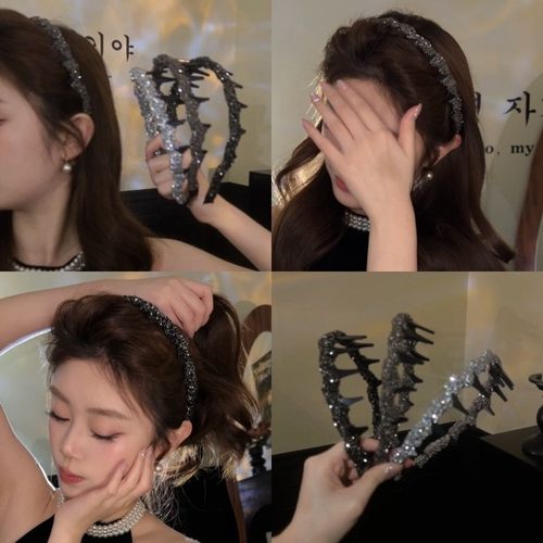 韩国路易斯巴黎王妃发箍女高颅顶蓬松洗脸头箍高级感日常外戴发卡