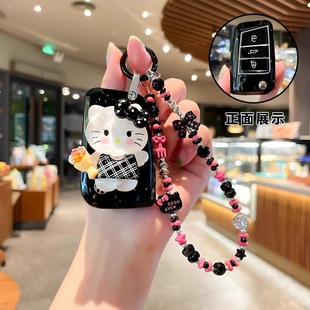 大众速腾钥匙套polo帕萨特id3探岳甲壳虫宝来cc高尔夫壳id4扣男女