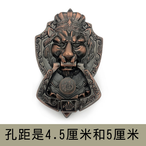 钜泓门环拉手锌合金镀古铜色